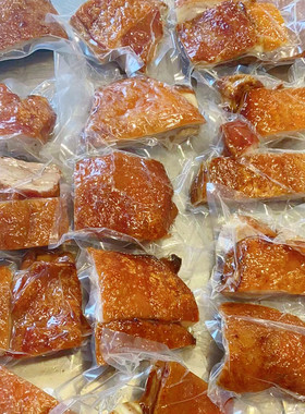 广东脆皮烧猪肉广式烧腊澳门港式烧肉熟食五花肉烤肉成品菜餐饮