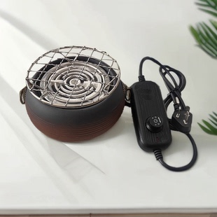 甘肃罐罐茶围炉煮茶烧烤炉家用大功率600W电热炉烧茶加热器陶炉子
