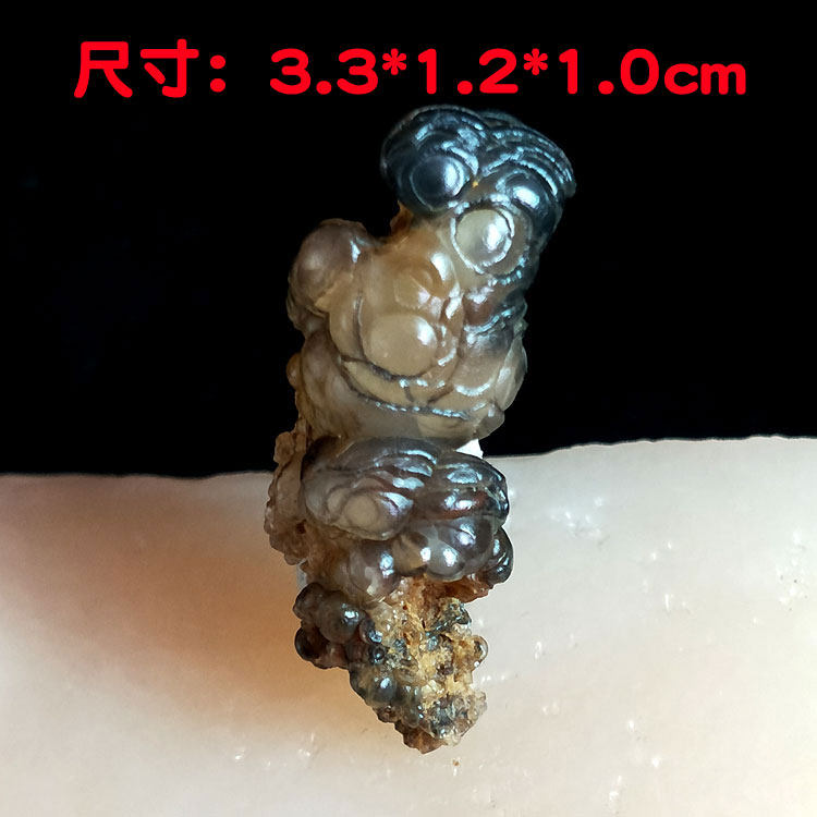 阿拉善玛瑙戈壁石奇石小精品造型石象形石天然孔草花原石吊坠单颗