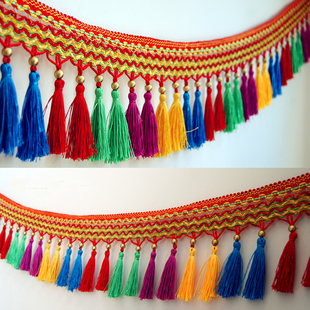 大货车装饰用品大全前挡风玻璃花边穗子卡车流苏吊穗内饰品改装