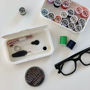 便携式针线盒家用高档多功能学生实用手工缝纫工具包手缝套装