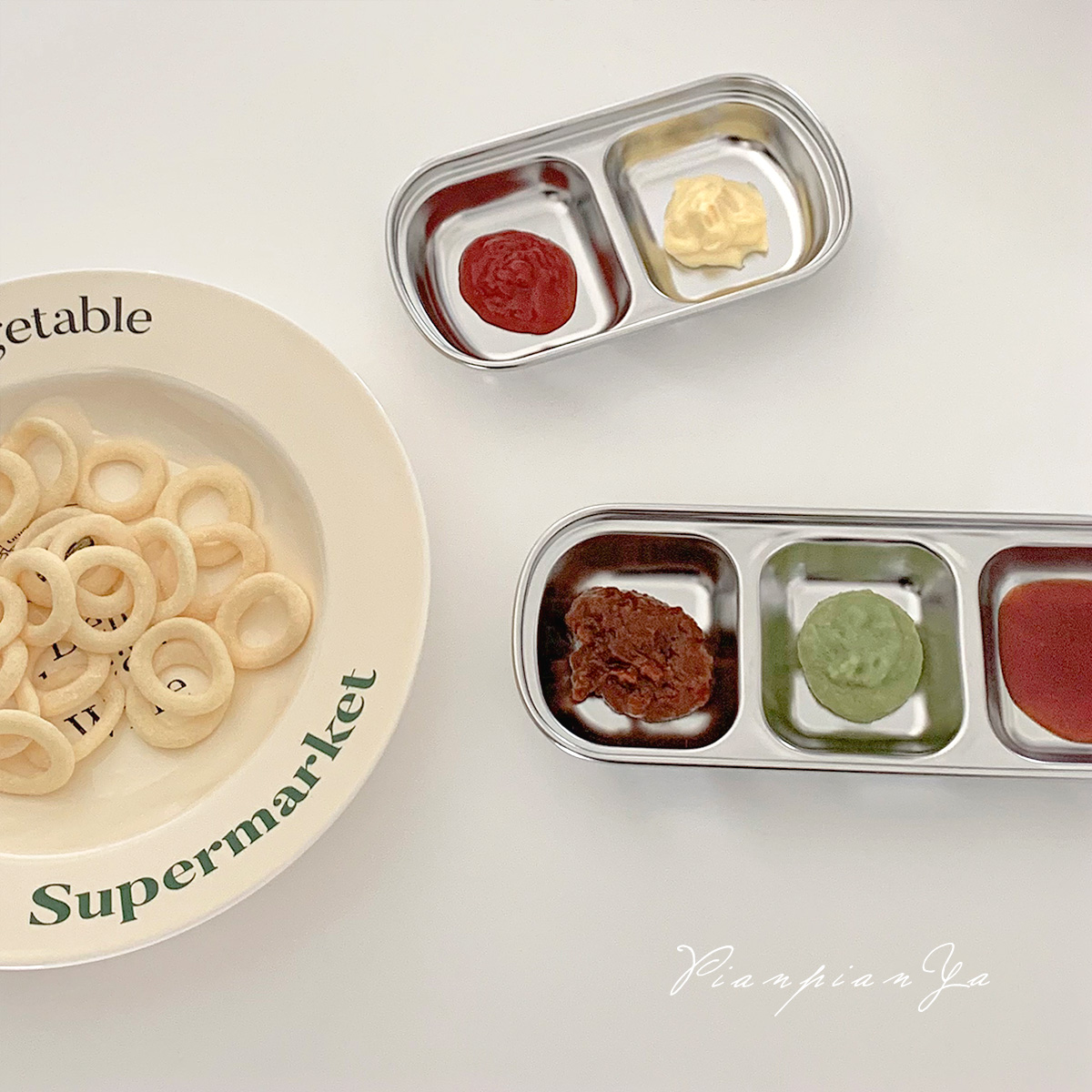 304不锈钢小料碟简约烤肉蘸酱