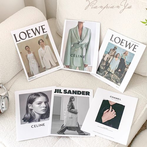 时尚英文杂志装饰书拍摄道具画册民宿客厅电视柜房间摆设拍照背景