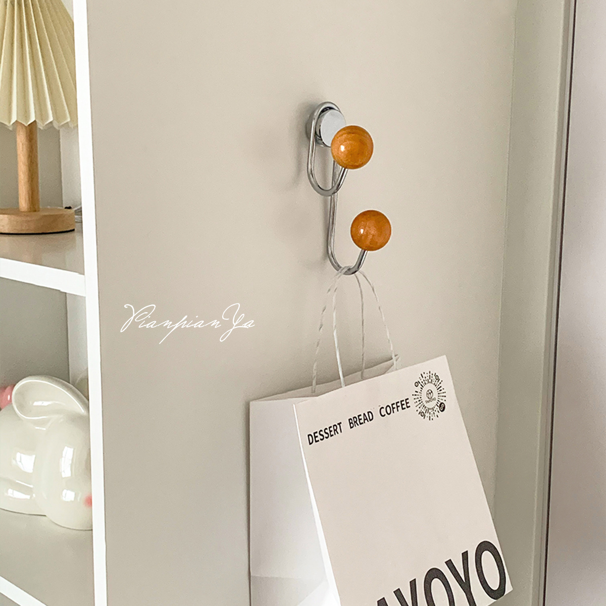 磁吸免打孔挂钩冰箱磁吸贴