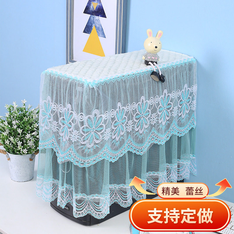 蕾丝电脑主机罩智能音箱盖布现代简约广场舞音响罩防尘散热可定做