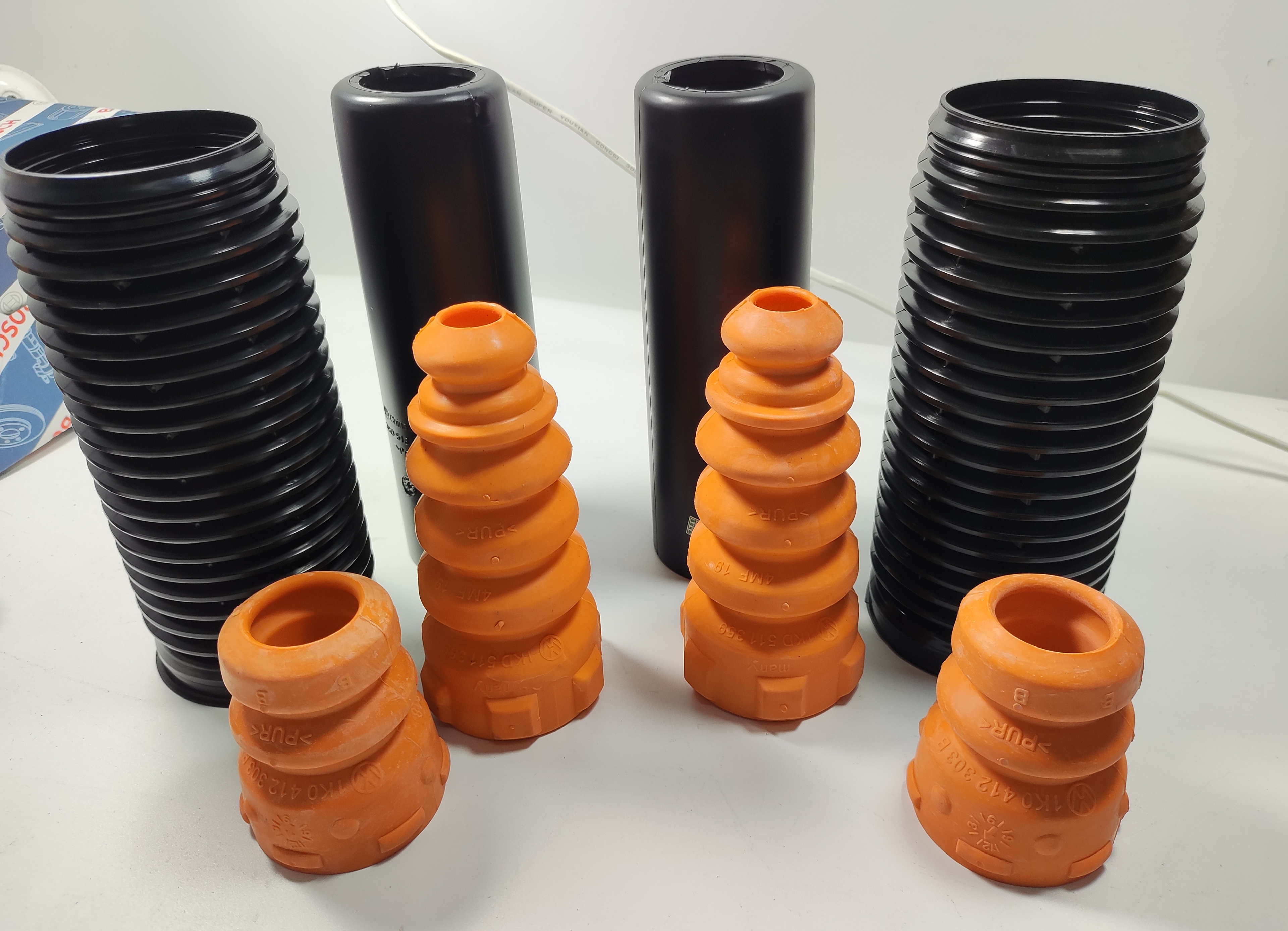 速腾CC迈腾高6新帕萨特途安途观明锐前后减震器缓冲胶套块防尘套