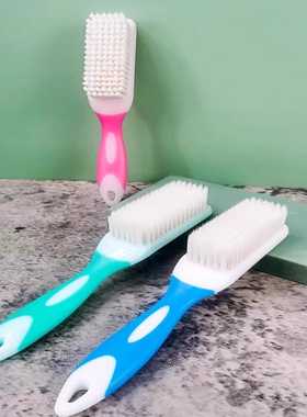 硅胶手柄软毛鞋刷多功能家用软毛不伤鞋子鞋刷清洁刷白色纳米鞋刷