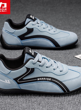 回力男鞋蓝色德训鞋2025新款冬季休闲运动赛车鞋软底轻便阿甘板鞋