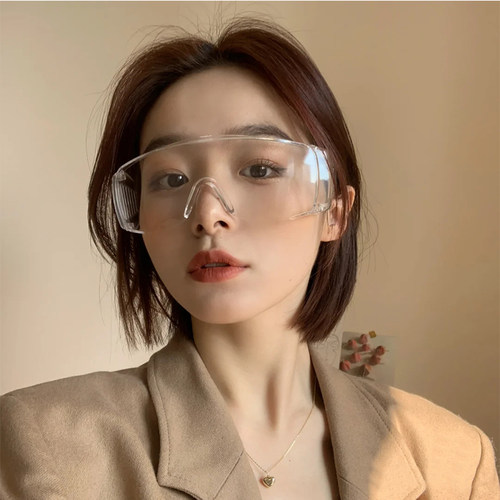 护目镜女防风透明平光飞沫