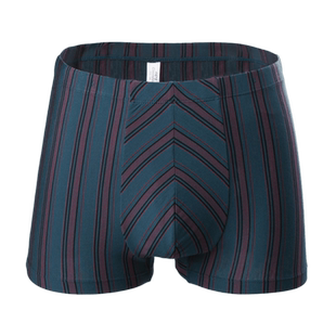 清仓小护士内裤男士薄款透气平角裤条纹运动学生四角裤头短裤底裤