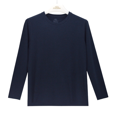 小护士生热炭抗菌亲肤圆领上衣男