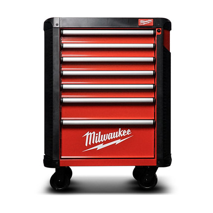美沃奇milwaukee米沃奇7抽屉工具车SRC30-1工具柜移动维修推车