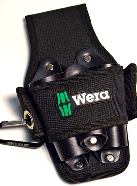 WERA德国维拉小号5口螺丝刀皮带工具腰包9522 170/240mm