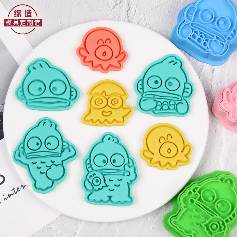 三丽鸥丑鱼卡通饼干模具人鱼汉顿