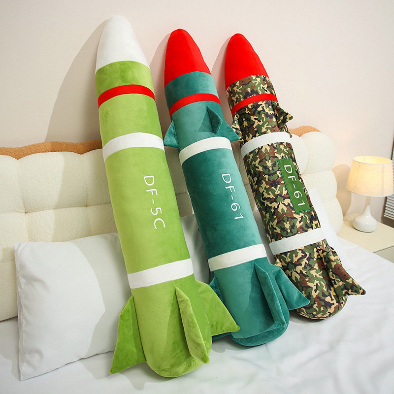 东风导弹火箭抱枕核弹玩偶公仔