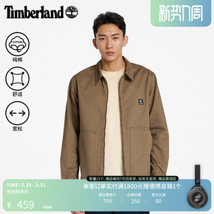 Timberland添柏岚官方男装 A432B 外套翻领夹克新商务休闲宽松舒适