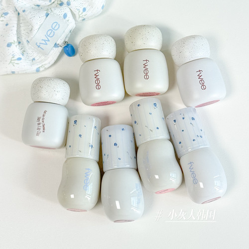 10月Fwee  水光唇釉 慕斯低饱和系列哑光唇膏香草唇颊两用B14 B15