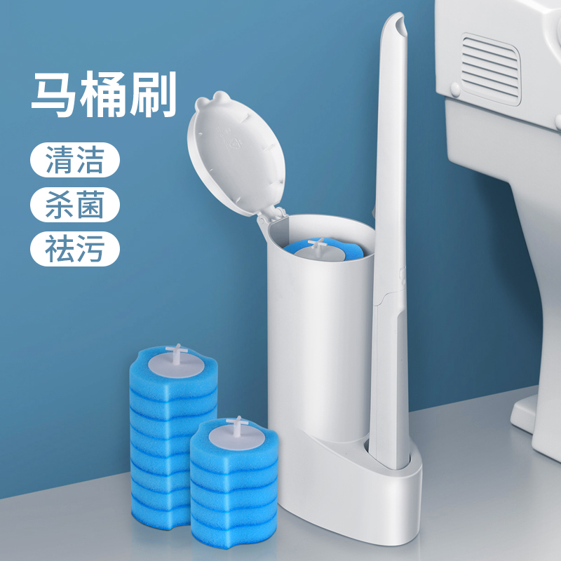 一次性马桶刷家用套装无死角卫生间可抛式长柄洗厕所刷子清洁神器