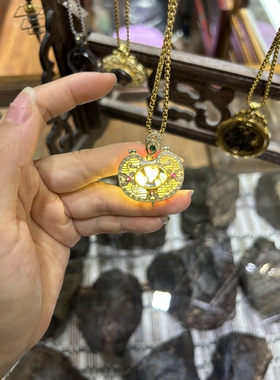 肯尼亚橄榄石铁陨石香囊吊坠