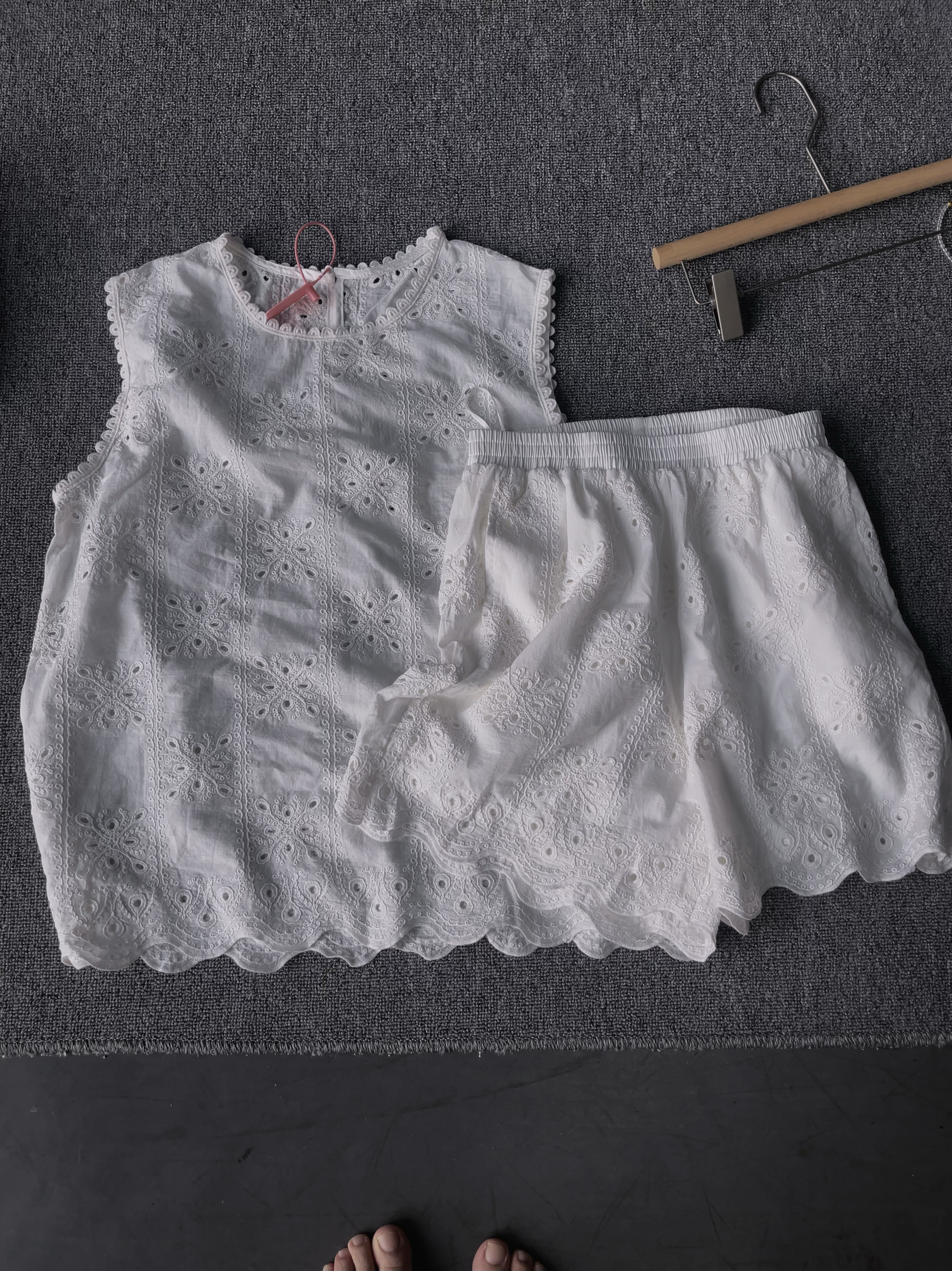 MAY MKON韩国慵懒风苎麻V领长袖衬衫阔腿短裤时尚套装女宽松休闲