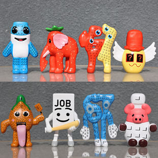 窃取脑腐手办偷走脑红怪物像素玩偶游戏周边创意搞怪模型摆件