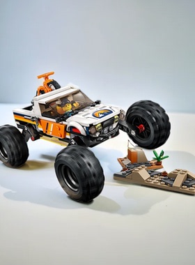 积木城市系列4x4越野车大冒险60387儿童拼装男孩汽车跑车玩具模型