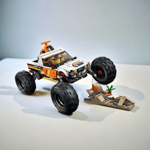 积木城市系列4x4越野车大冒险60387儿童拼装 男孩汽车跑车玩具模型