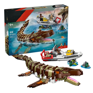 新品侏罗纪沧龙与航船任务76974拼装恐龙世界2025积木玩具男孩子