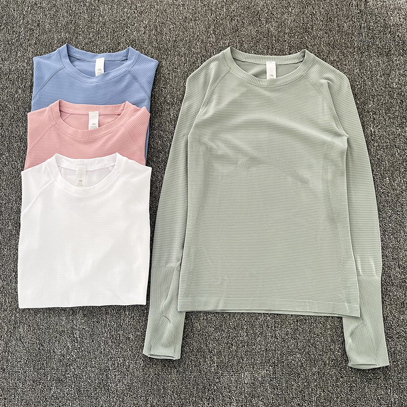 2026新品瑜伽服上衣女春秋款修身运动长袖跑步普拉提训练健身服,运动服/休闲服装,运动T恤,淘宝优惠券,粉丝福利购,淘宝优惠卷