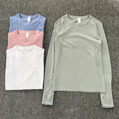 运动长袖 修身 跑步普拉提训练健身服 瑜伽服上衣女春秋款 2026新品