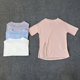 胖mm春夏宽松跑步凉感瑜伽服女短袖 健身衣户外运动T恤普拉提罩衫