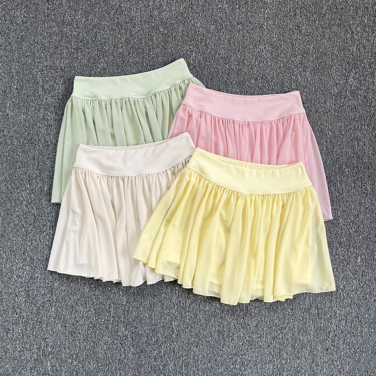 运动短裙女夏季高腰网纱蛋糕边网球裙假两件防走光瑜伽健身半身裙,运动/瑜伽/健身/球迷用品,瑜伽短裙,淘宝优惠券,粉丝福利购,淘宝优惠卷