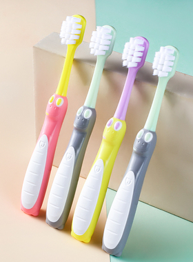 儿童牙刷软毛细毛超细超软3-4-5-6-12岁以上宝宝换牙期小学生专用