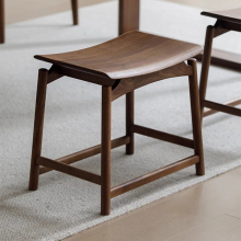 新中式老榆木凳子实木换鞋凳休闲客厅矮凳梳妆凳家用元宝凳古筝凳