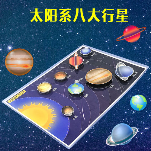 太阳系八大行星球模型幼儿园早教小学六年级diy科学小实验玩教具