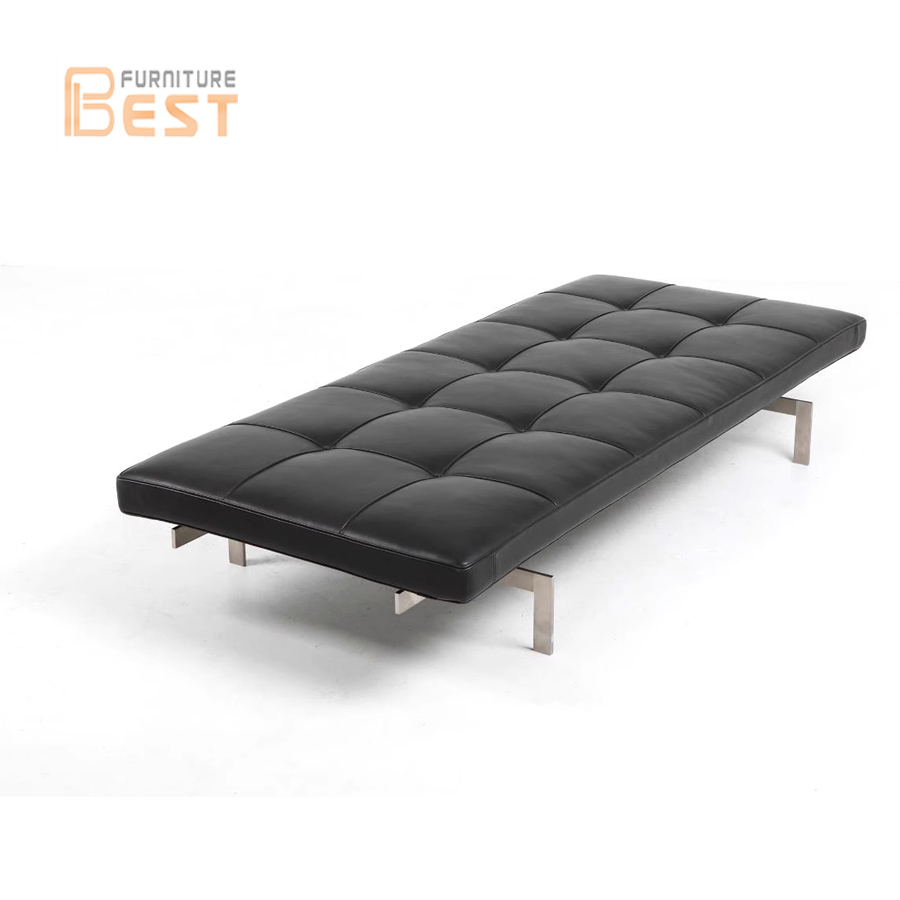 PK80 daybed by Fritz沙发床轻奢真皮简约休闲现代躺椅皮艺长凳