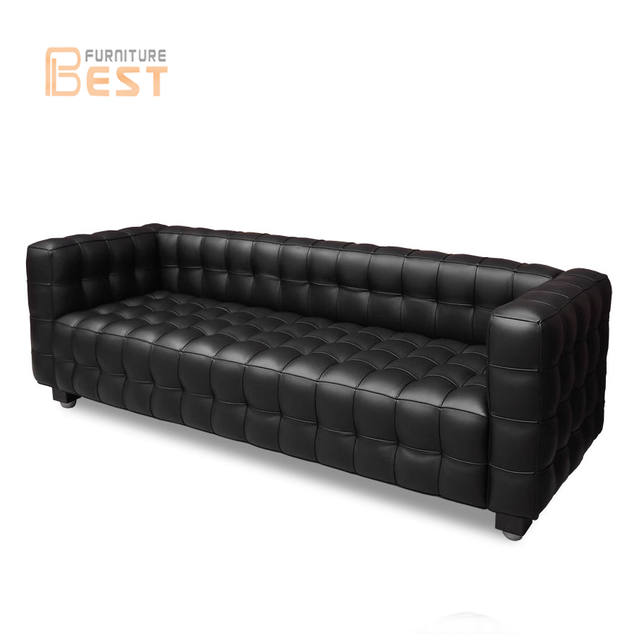 Kubus Josef Hoffmann Sofa 皮艺沙发轻奢北欧客厅简约现代办公商