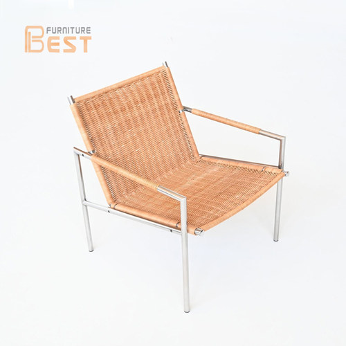 Martin Vissel Wicker Chair北欧休闲椅编藤椅设计师藤编单椅