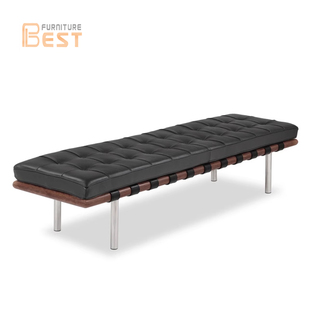 Barcelona Bench巴塞罗那皮长凳沙发凳床尾凳休闲椅会客椅换鞋凳