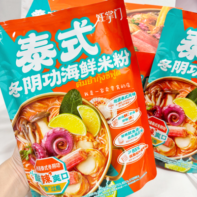 饪掌门泰式冬阴功海鲜米粉1袋会员店尝鲜分装速食米粉
