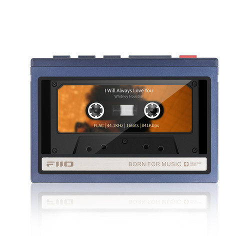 FiiO/飞傲 SK-M21C安卓无损智能音乐播放器磁带保护壳 深蓝色款