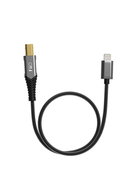 FiiO/飞傲LD-LT1/LD-TC1方口USB转安卓Type-C苹果Lightning转接线