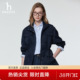 户外通勤工装 Hazzys哈吉斯女士宽松外套休闲时尚 夹克 专柜正品