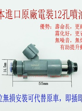 适用宝来 帕萨特B5 领驭 奥迪TT A6 A4B6 1.8T 12孔喷油嘴改装