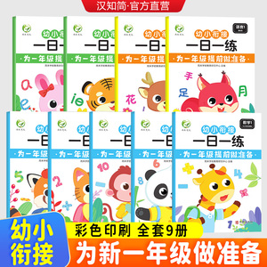 汉知简幼小衔接一日一练全套9册