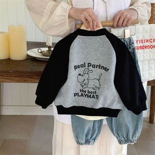 男童外套春秋款2025新款潮棒儿童棒球服男孩宝宝春季外套春装上衣