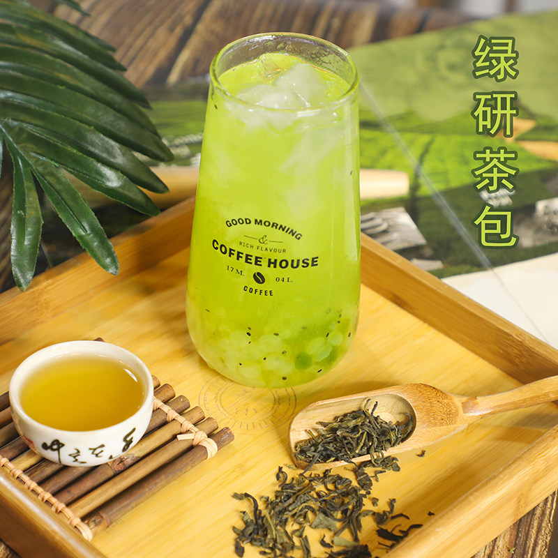 商朝绿妍茶三角茶包 纯绿妍茶茉莉花茶包水果茶专用茶 30小包