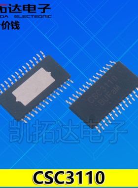 【凯拓达电子】CSC3110 TSSOP28贴片密脚 CSC功放芯片
