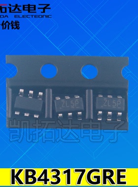 【凯拓达电子】KB4317GRE KB4317 贴片6脚LED背光灯升压驱动芯片