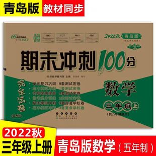 期末冲刺100分数学三年级上数学青岛版54制五四 小学3年级上册教材试卷 同步练习与测试 青岛版3年级海淀考王AB卷考试卷子